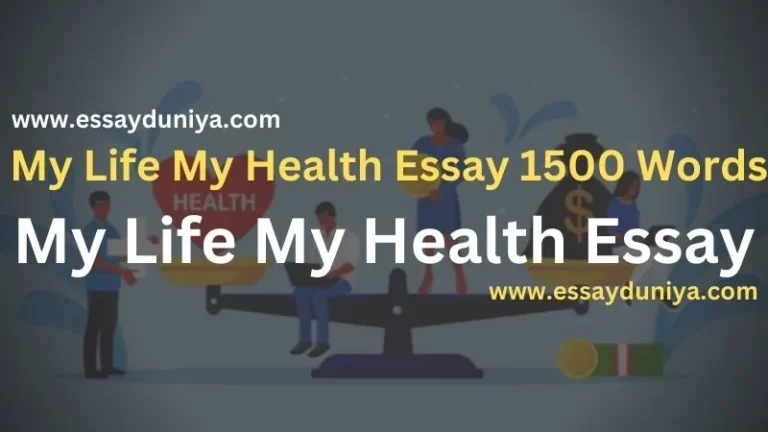 My Life My Health Essay 1500 Words