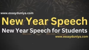 New Year Speech for School Assembly