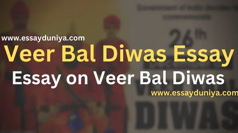 Veer Bal Diwas Essay in English