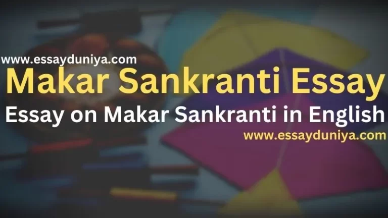 Makar Sankranti Essay in English