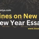 New Year 10 Lines in English