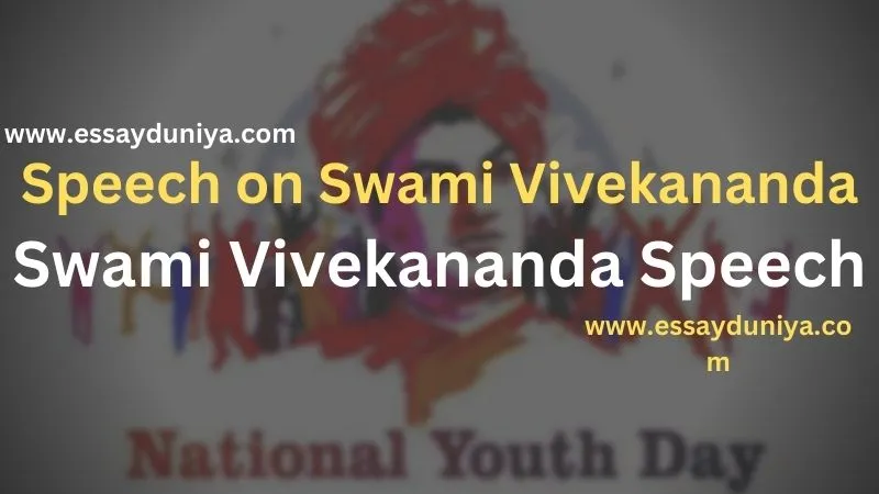 Swami Vivekananda Short Speech in English
