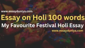Essay on Holi 100 words