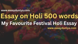 Essay on Holi 500 Words