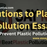 Solutions to Plastic Pollution Essay