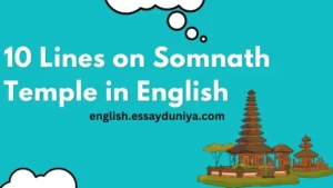 10 Lines on Somnath Temple in English
