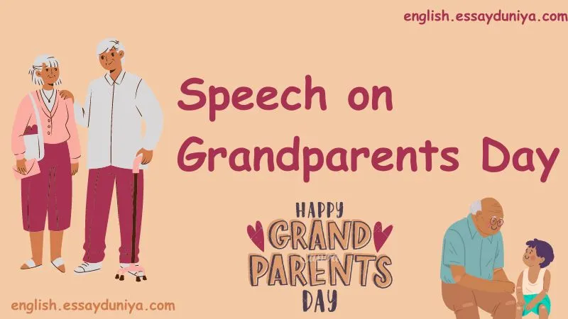 Speech on Grandparents Day in English